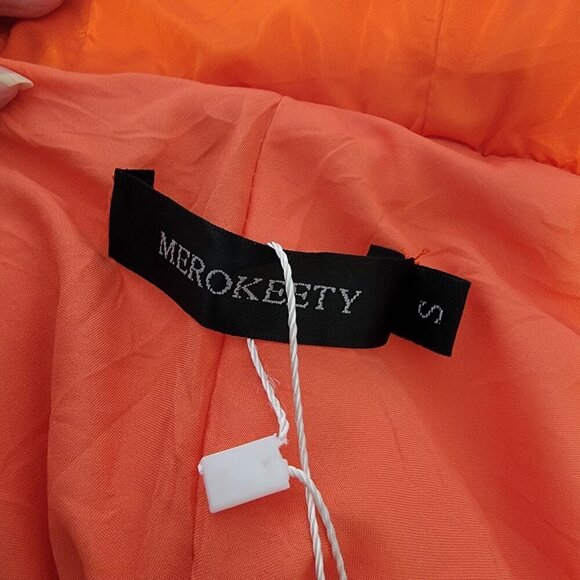 MEROKEETY Women’s Winter Coat Puffer Jacket Oversized NWT - Picture 13 of 15